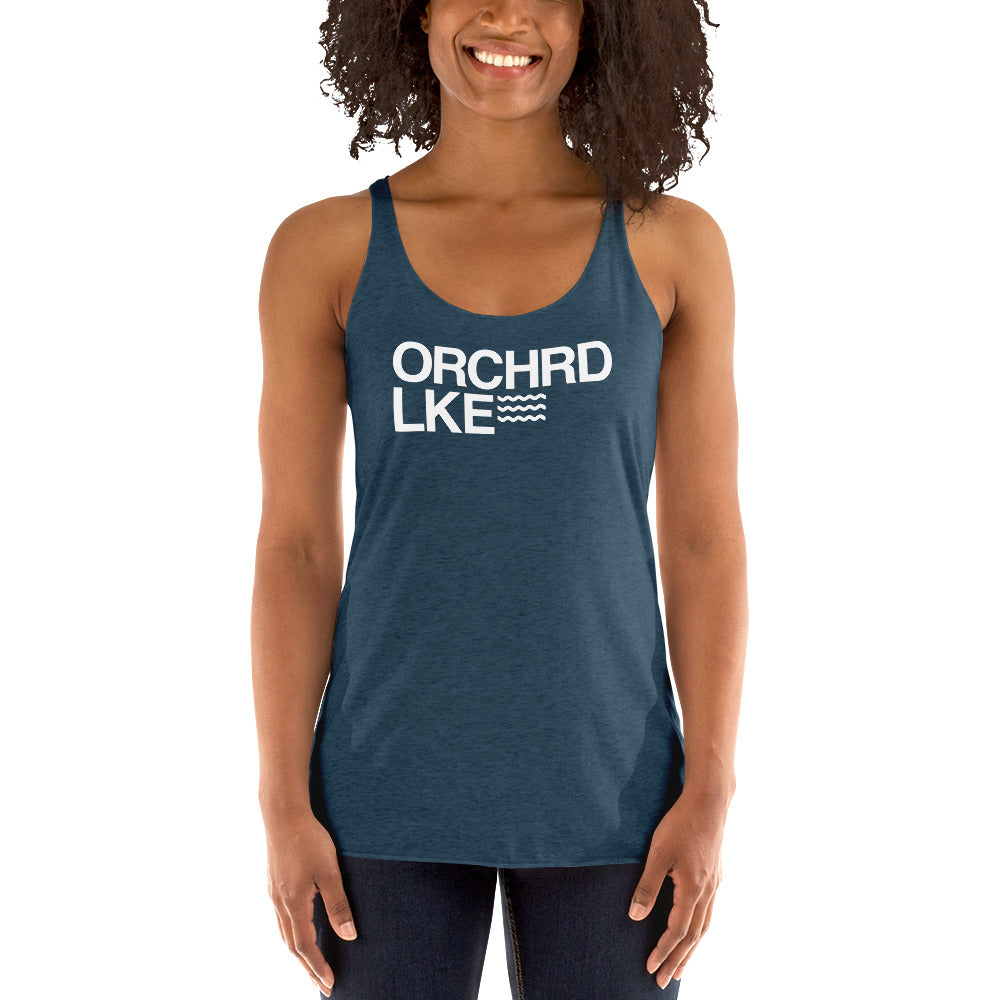 Women's Racerback Tank - Orchard Lake