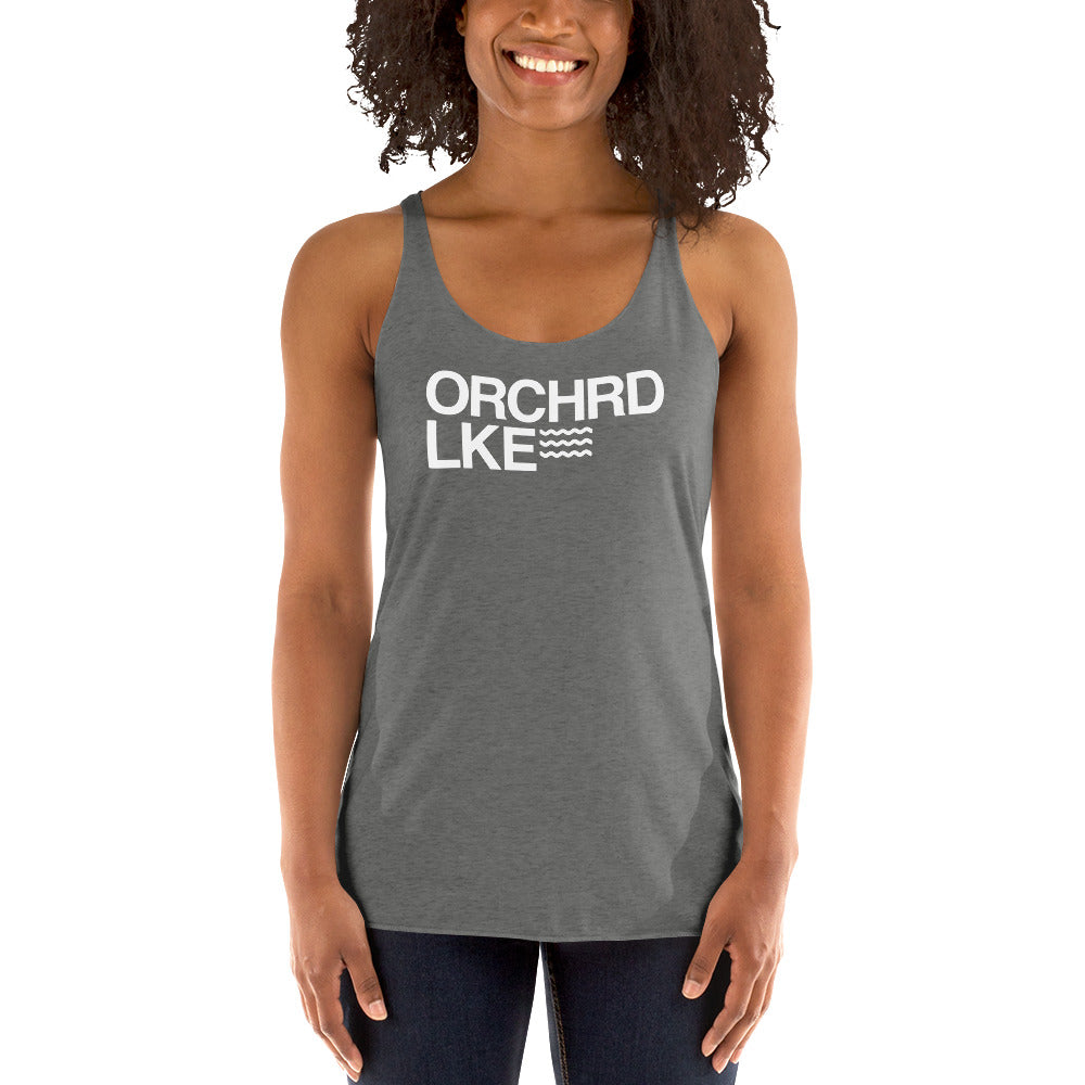 Women's Racerback Tank - Orchard Lake