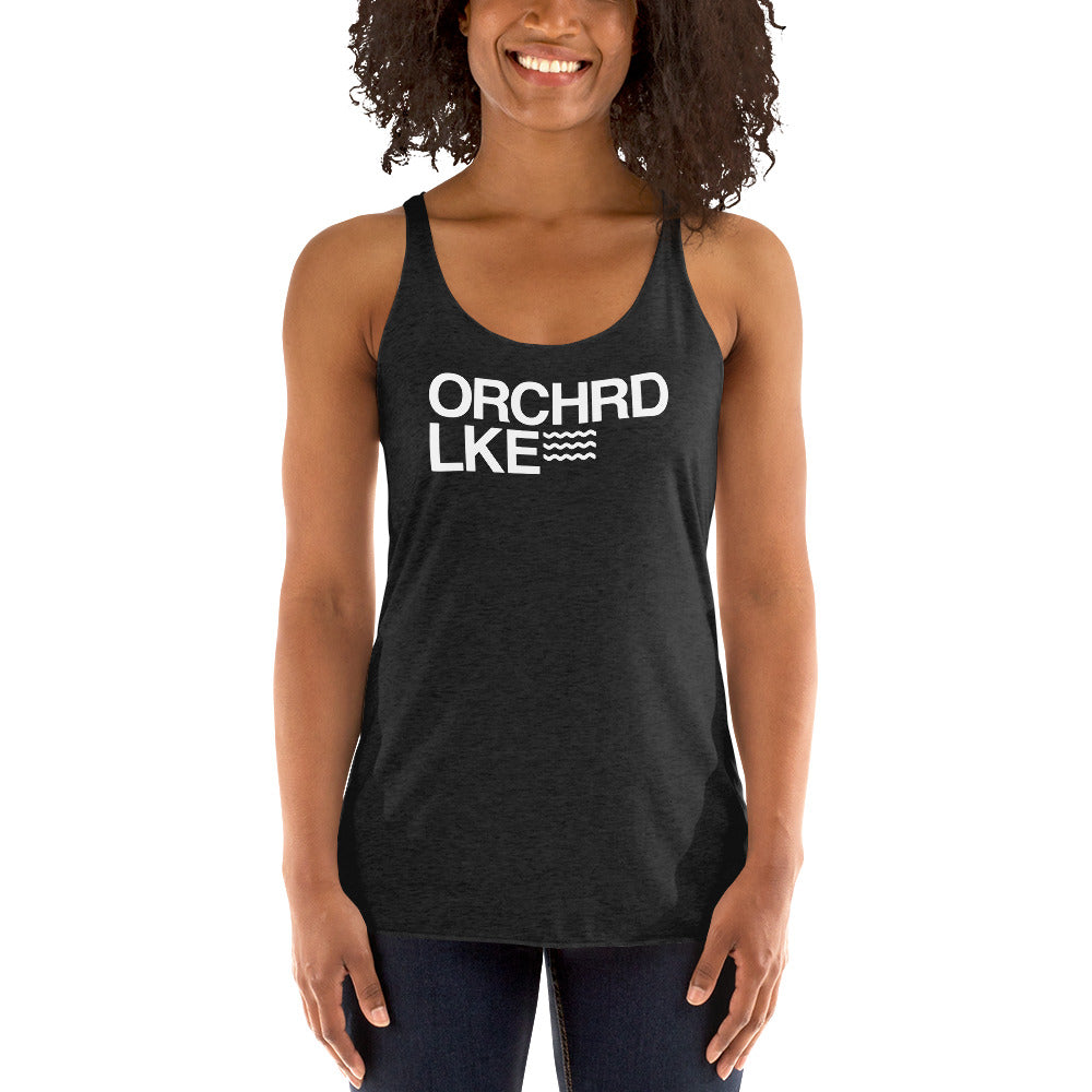 Women's Racerback Tank - Orchard Lake