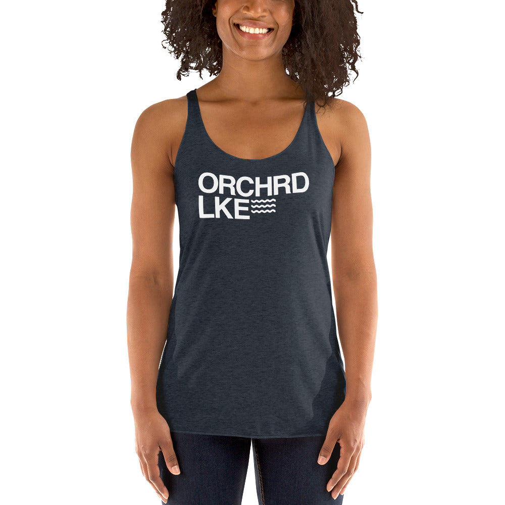 Women's Racerback Tank - Orchard Lake