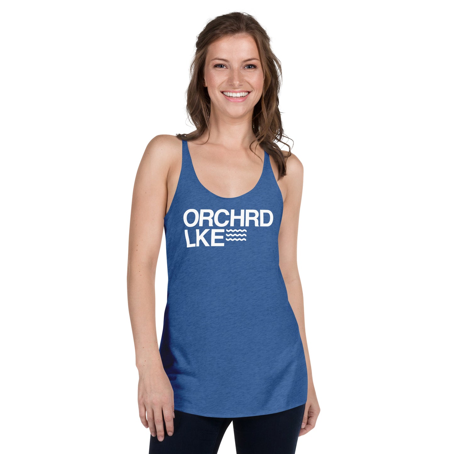Women's Racerback Tank - Orchard Lake